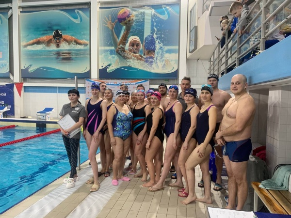 Соревнования по плаванию среди групп оздоровительного плавания для взрослых 01.03.2024 г.
